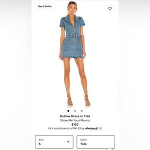 Brand new Show Me Your Mumu denim dress